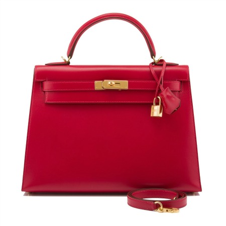 Red Hermès Kelly bag